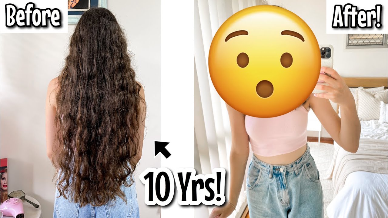 Cutting my hair short after 10 yrs! EMOTIONAL Reaction!!