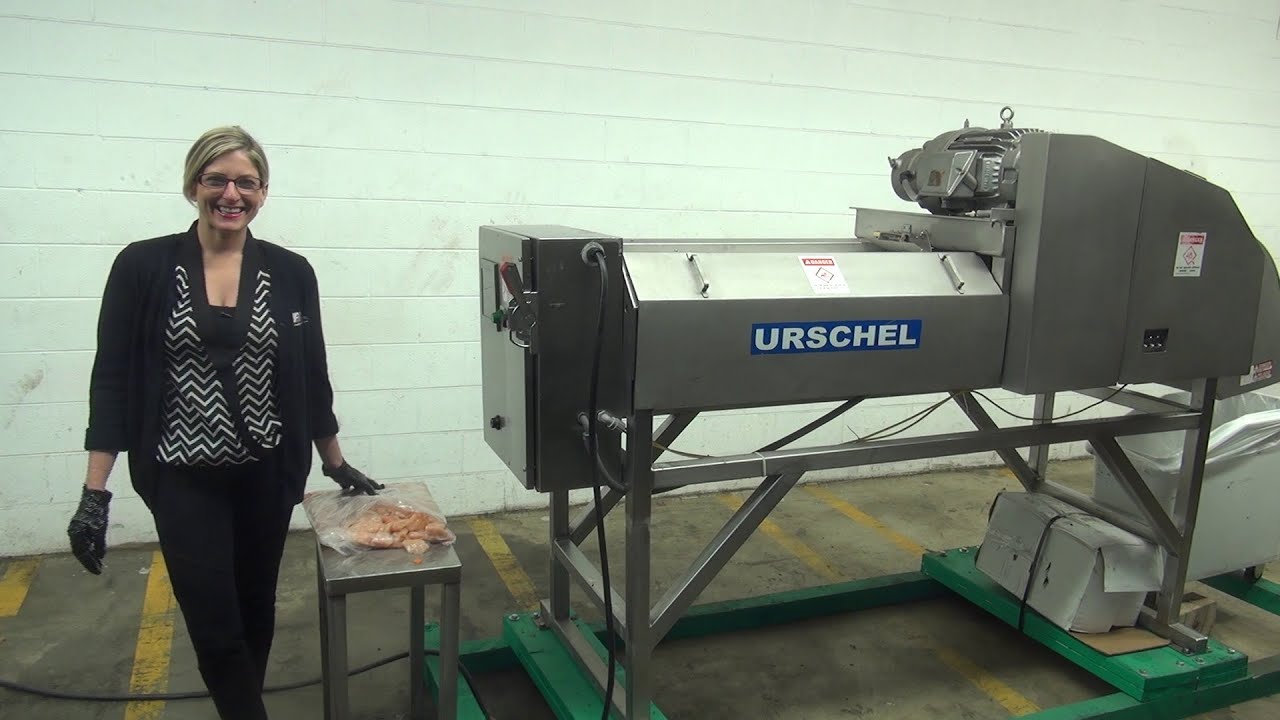 Urschel Model M Belt-Fed Dicer and Strip Cutter Demonstration