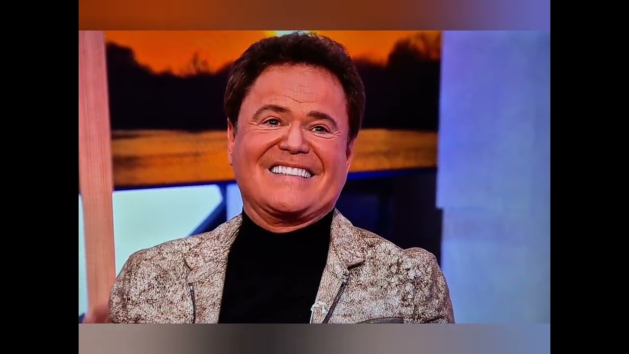 @donnyosmondTalking About His Role As The Pharaoh One Show - November 2024 #donnyosmond
