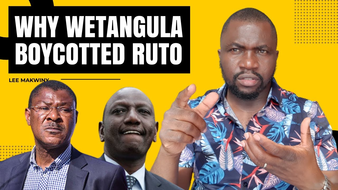 Why Rattled Moses Wetangula Boycotted William Ruto's Event in Kakamega