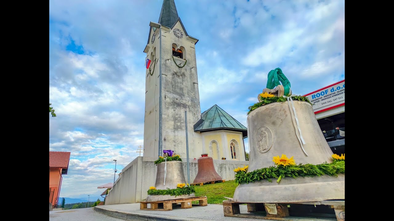 Zvonovi podružnične cerkve svetega Egidija na Srednji Beli - NOVI ZVONOVI