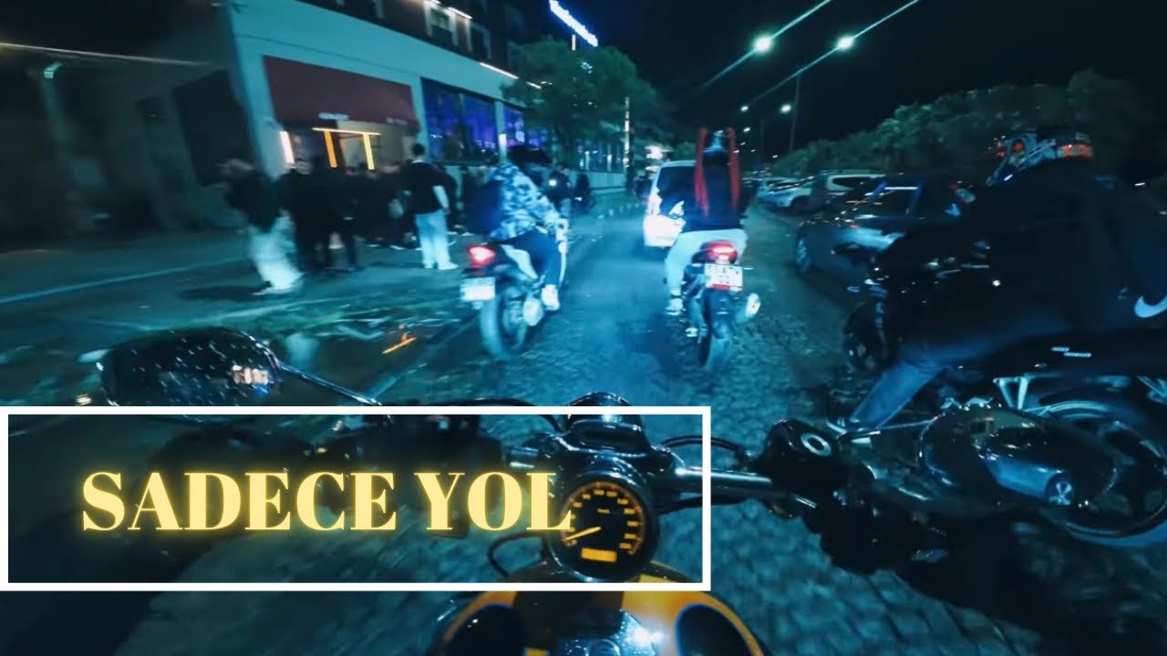 GECE SÜRÜŞÜ | ŞEHİR IŞIKLARIN ALTINDA MOTOR SÜRMEK 