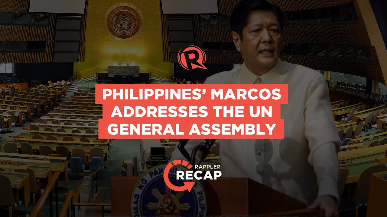 Rappler Recap: Philippines’ Marcos addresses the UN General Assembly