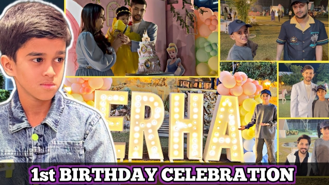 SHAHEER KHAN  DAUGHTER👧(ERHA) GRAND BIRTHDAY🎂 PARTY CELEBRATION 🎉