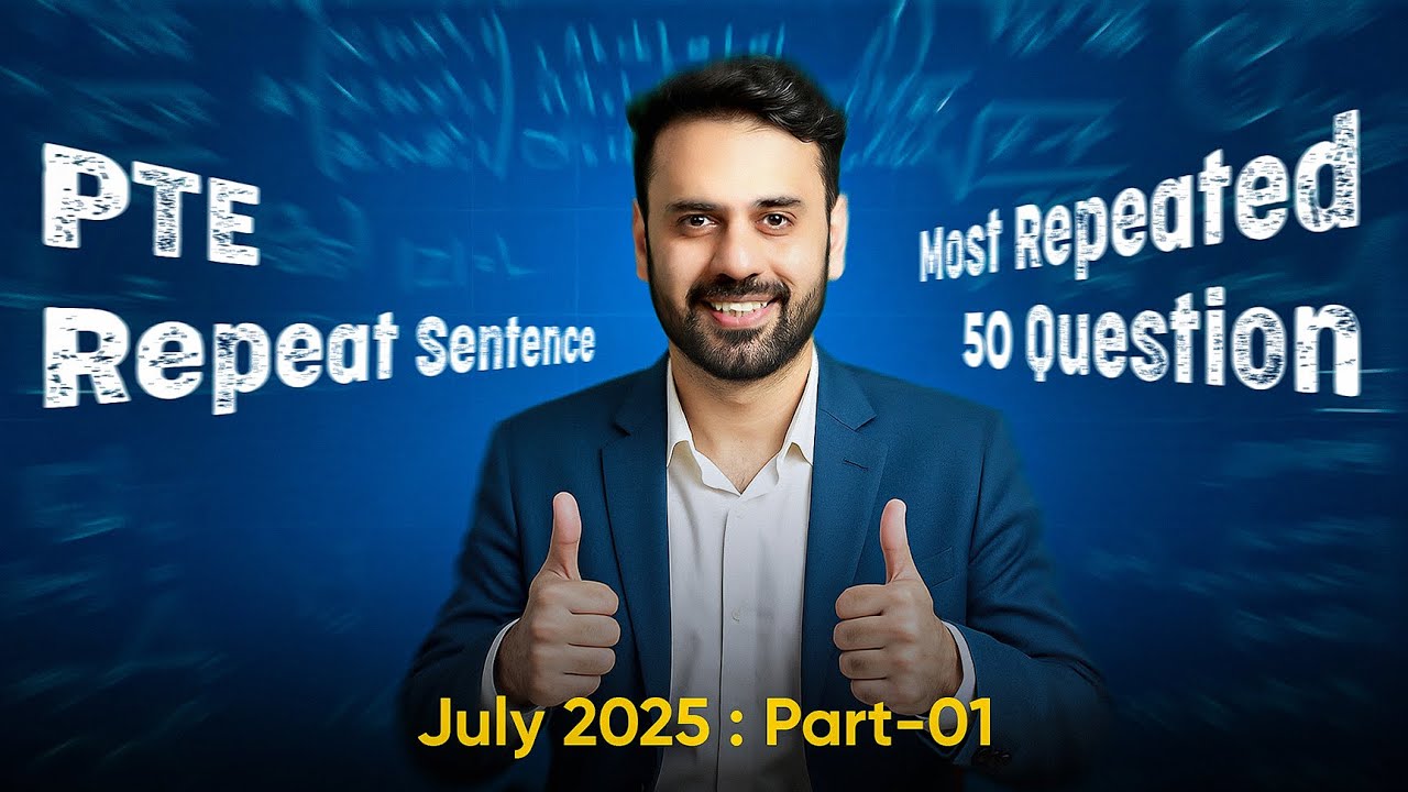 Повторение предложений в PTE Speaking | Реальные прогнозы по экзамену за июль 2025 г. | VLE