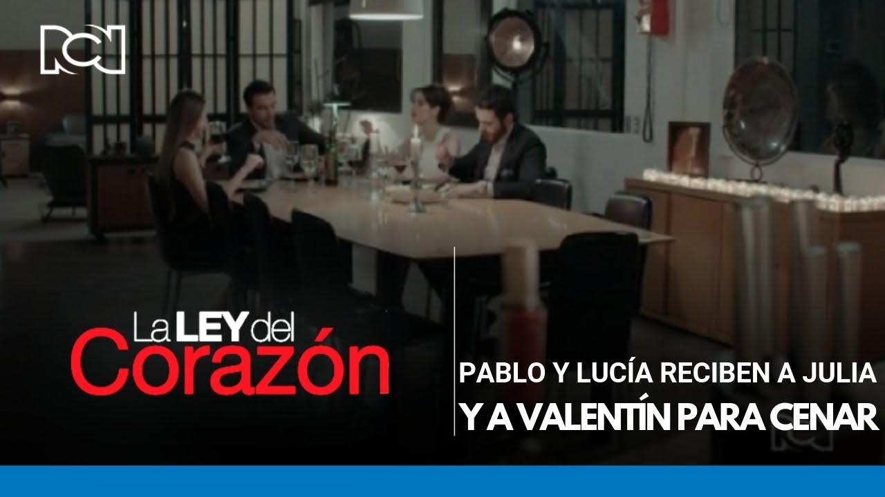 La Ley del Corazón | Pablo y Lucía reciben a Julia y a Valentín para cenar