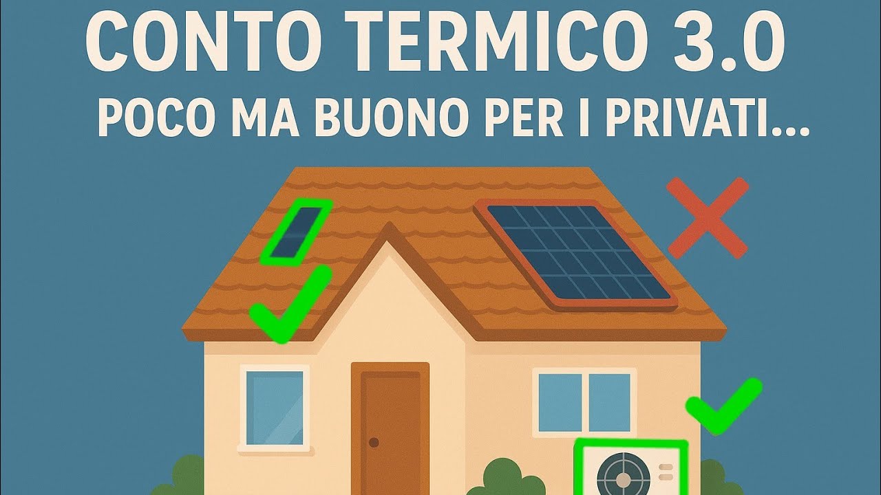 CONTO TERMICO 3.0 PER PRIVATI
