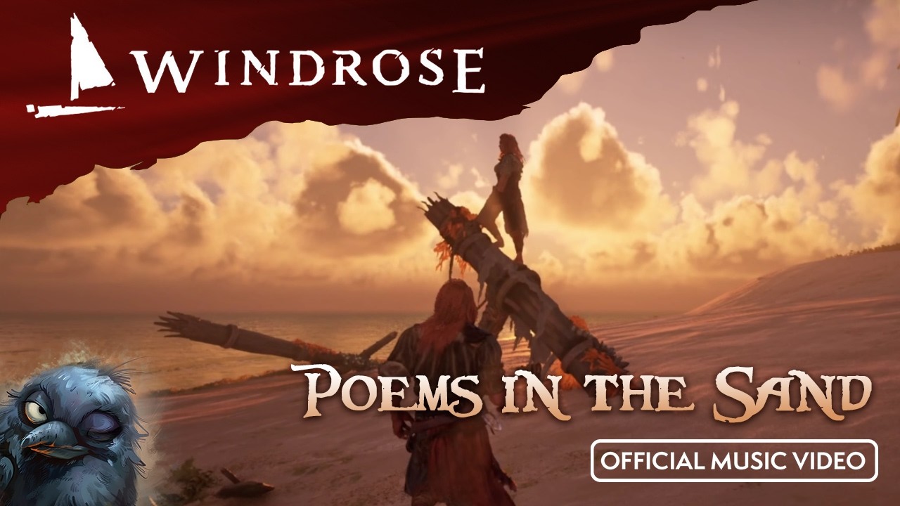 Crosswind / Windrose  - Winking Crow - Poems in the Sand (Official Music Video)