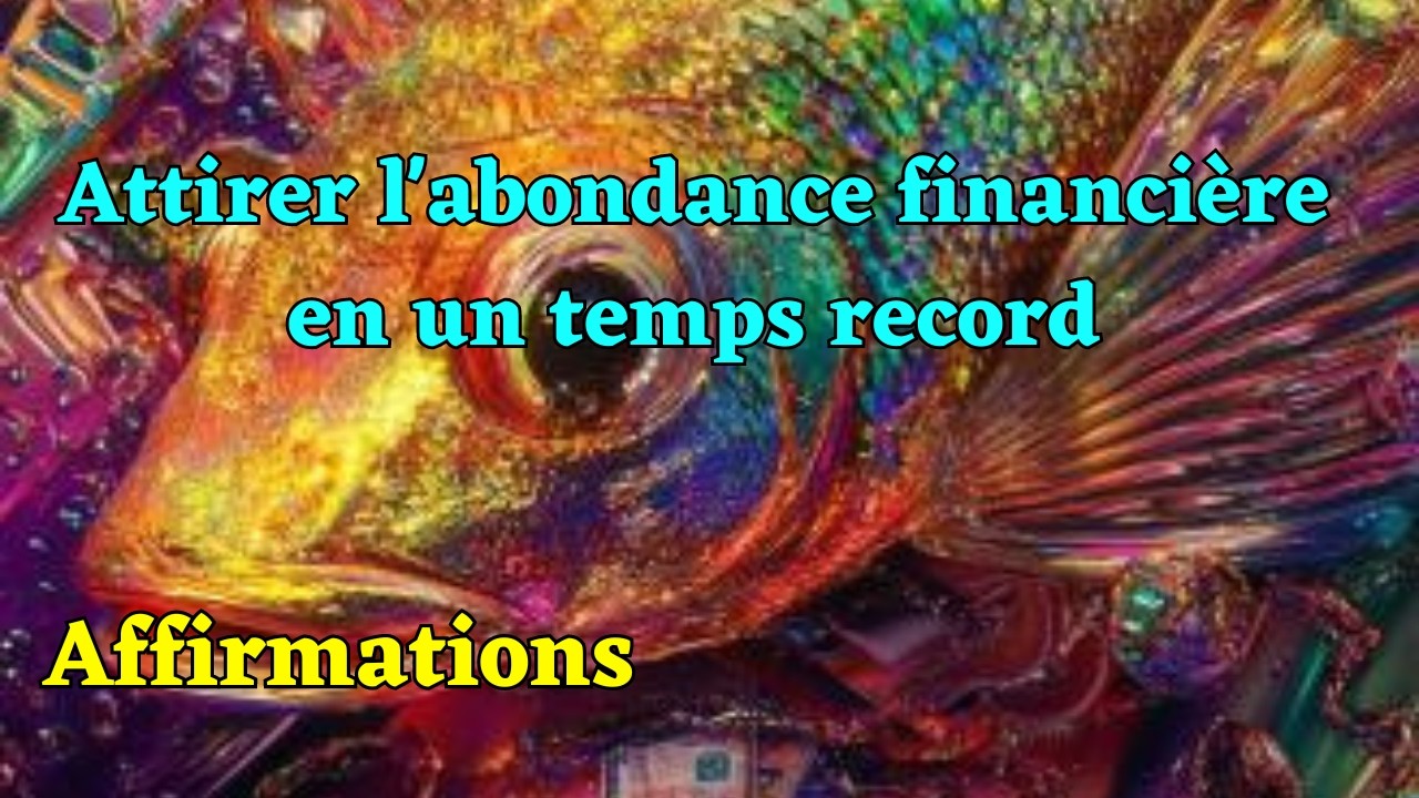 Ecoute 10' et l'argent affluera en un temps record (Affirmations positives, reprogrammation mentale)