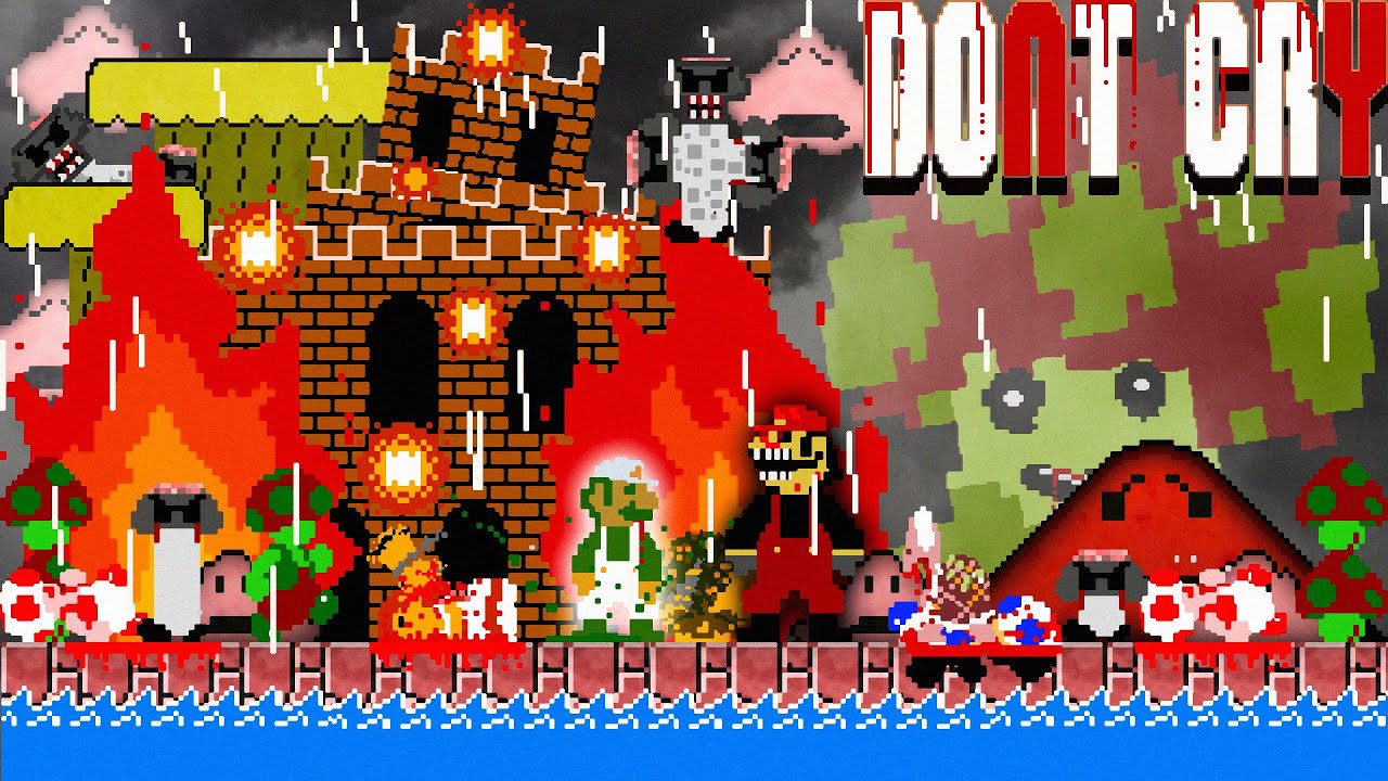 Don't Cry.NES (Mario.EXE 2024 Definitive Edition) ~ Full Demo Gameplay 4K60FPS!