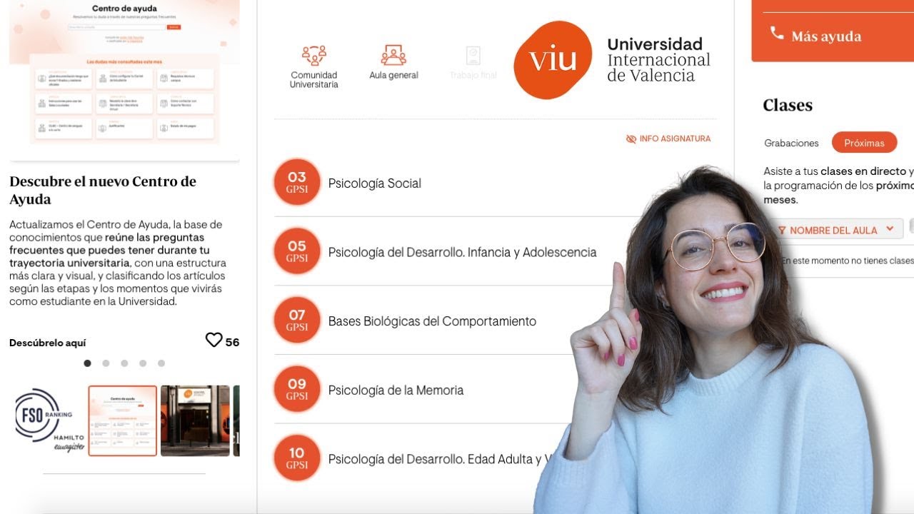 TOUR campus virtual VIU (Universidad Internacional Valencia) 🤓 Grado en Psicología ✨