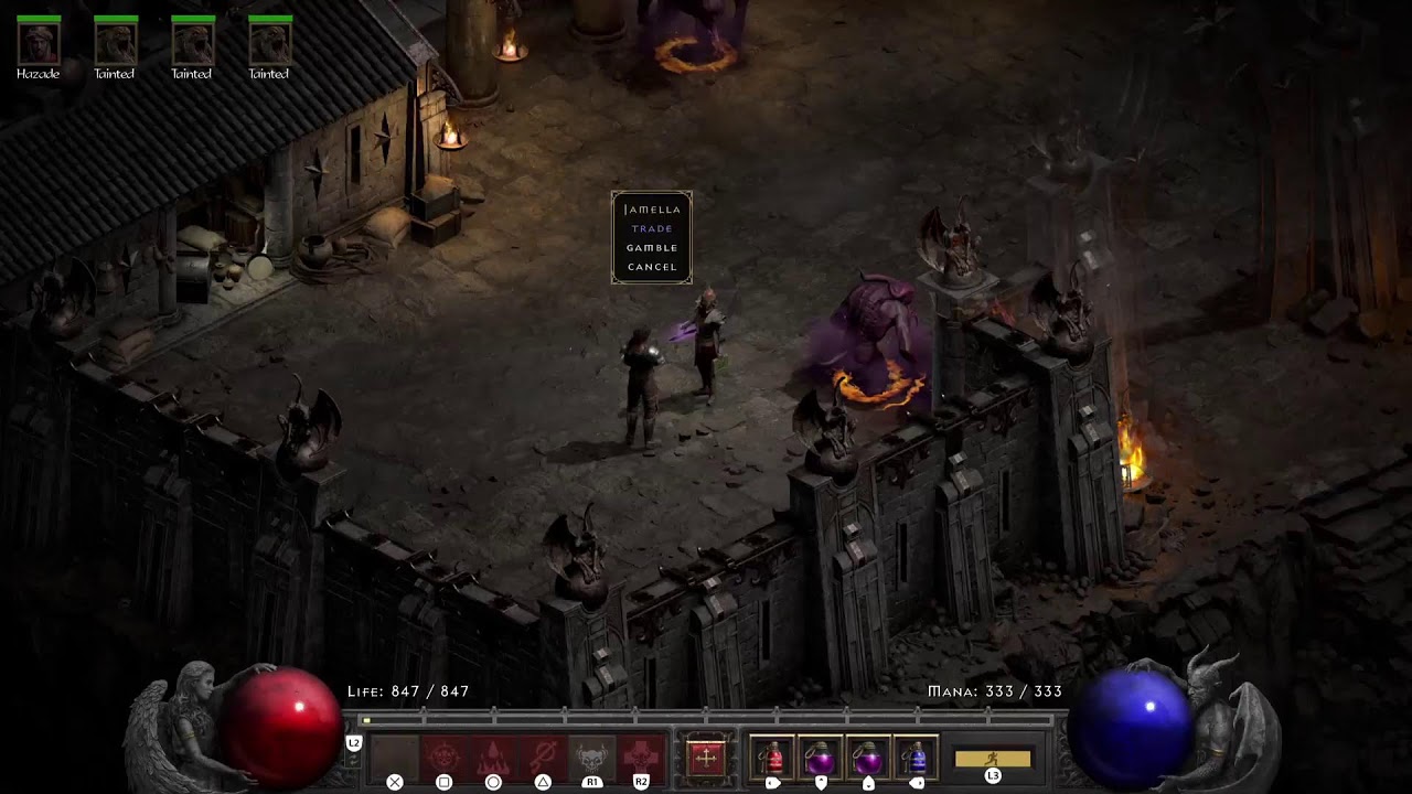 Diablo II Resurrected (PS5 Pro) Reign of the Warlock HC Grind