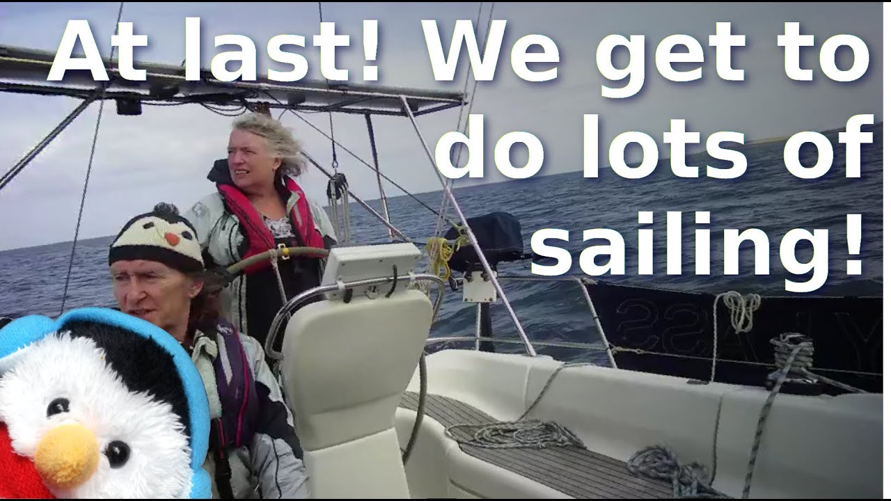 Sailing Northern Ireland - Breezy day - Heaving-to - Ep. 353