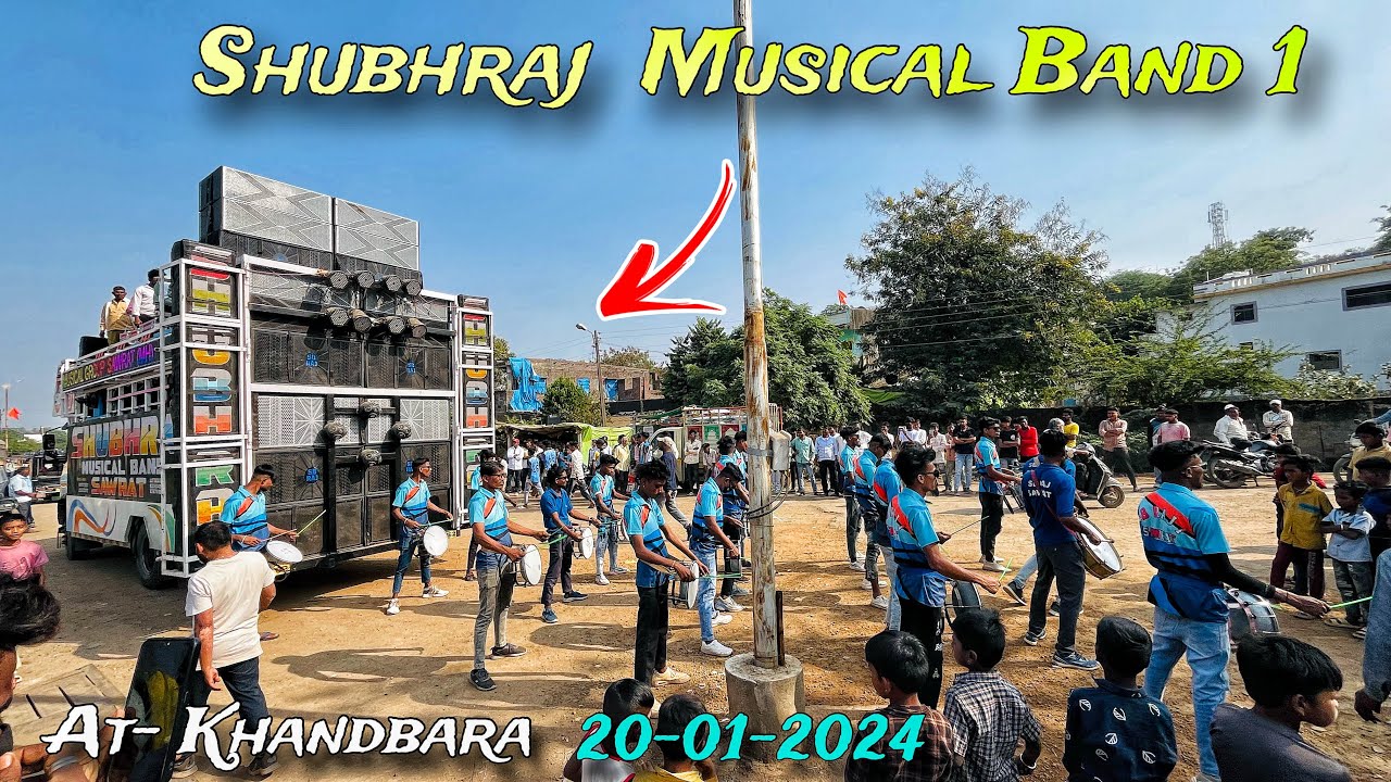 Shubhraj Musical Band Sawart | live खांडबारा | 20-01-2024