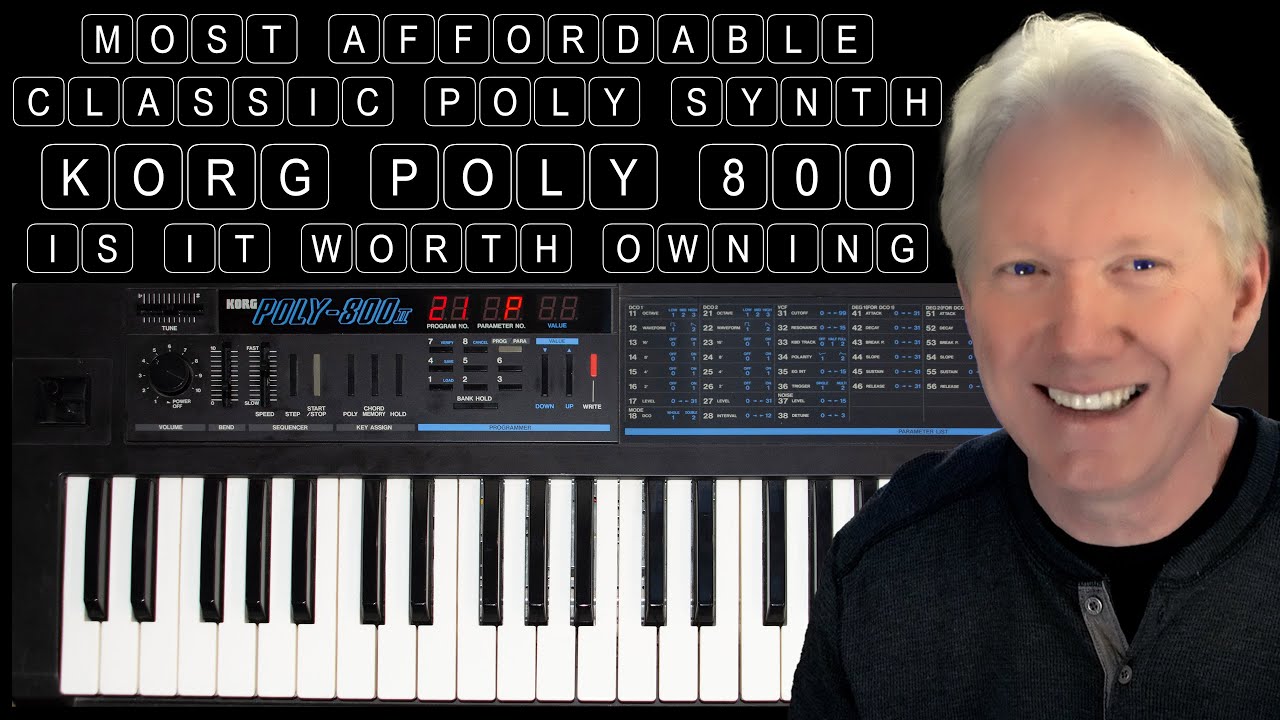 KORG POLY 800 AFFORDABLE 80'S POLYSYNTH