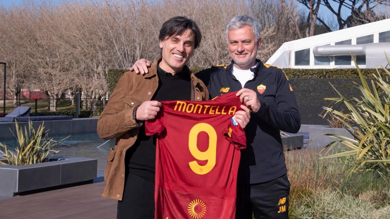Montella visit trigoria 💛❤️ #asroma #roma #rcslovenia @asroma @romaclubslovenia