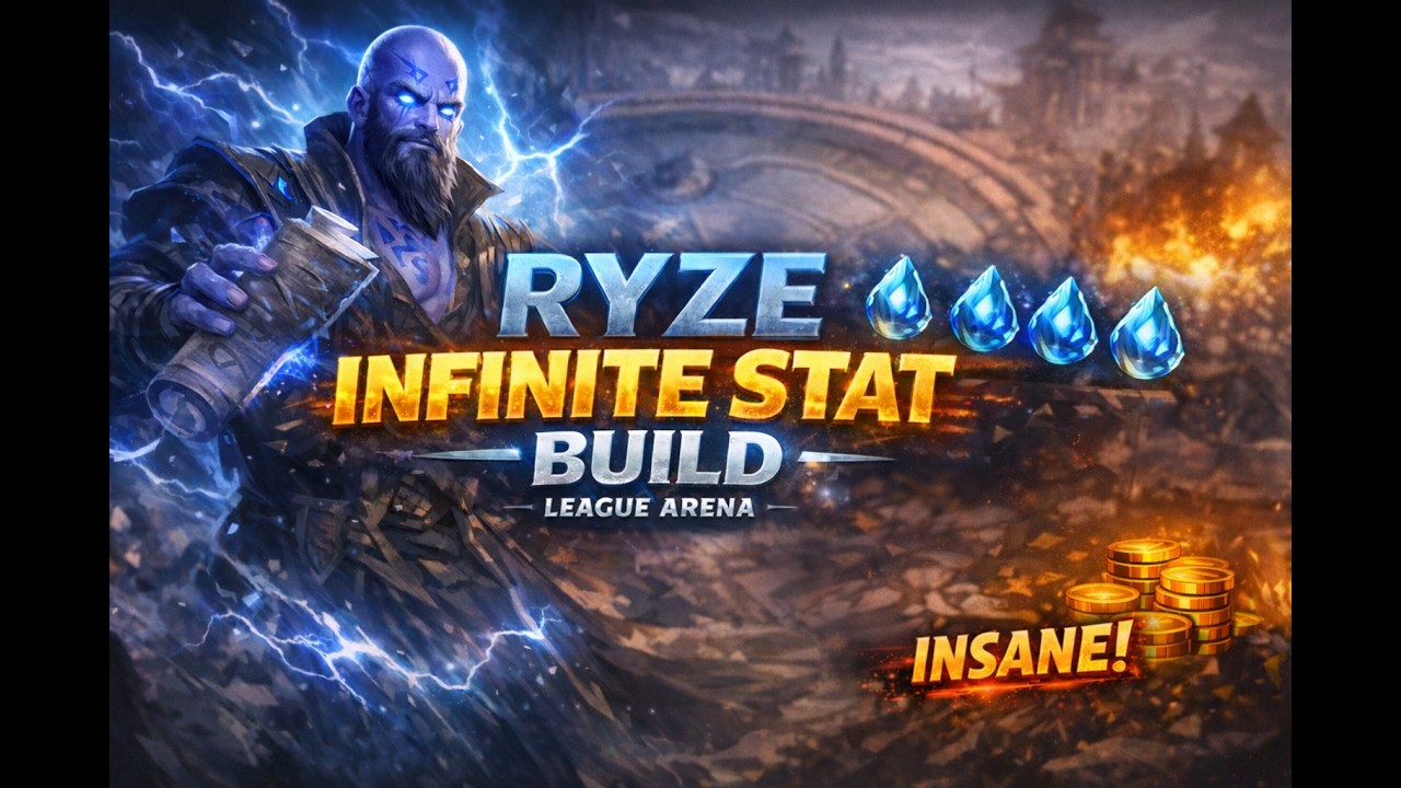 Arena Is Not Ready for This Ryze – Infinite Stat Conversion Build