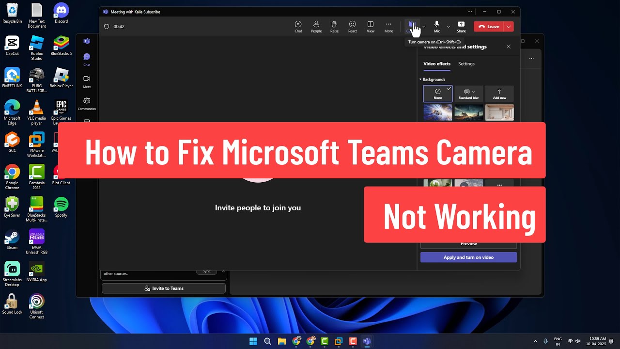 How to Fix Microsoft Teams Camera Not Working on PC (2025)