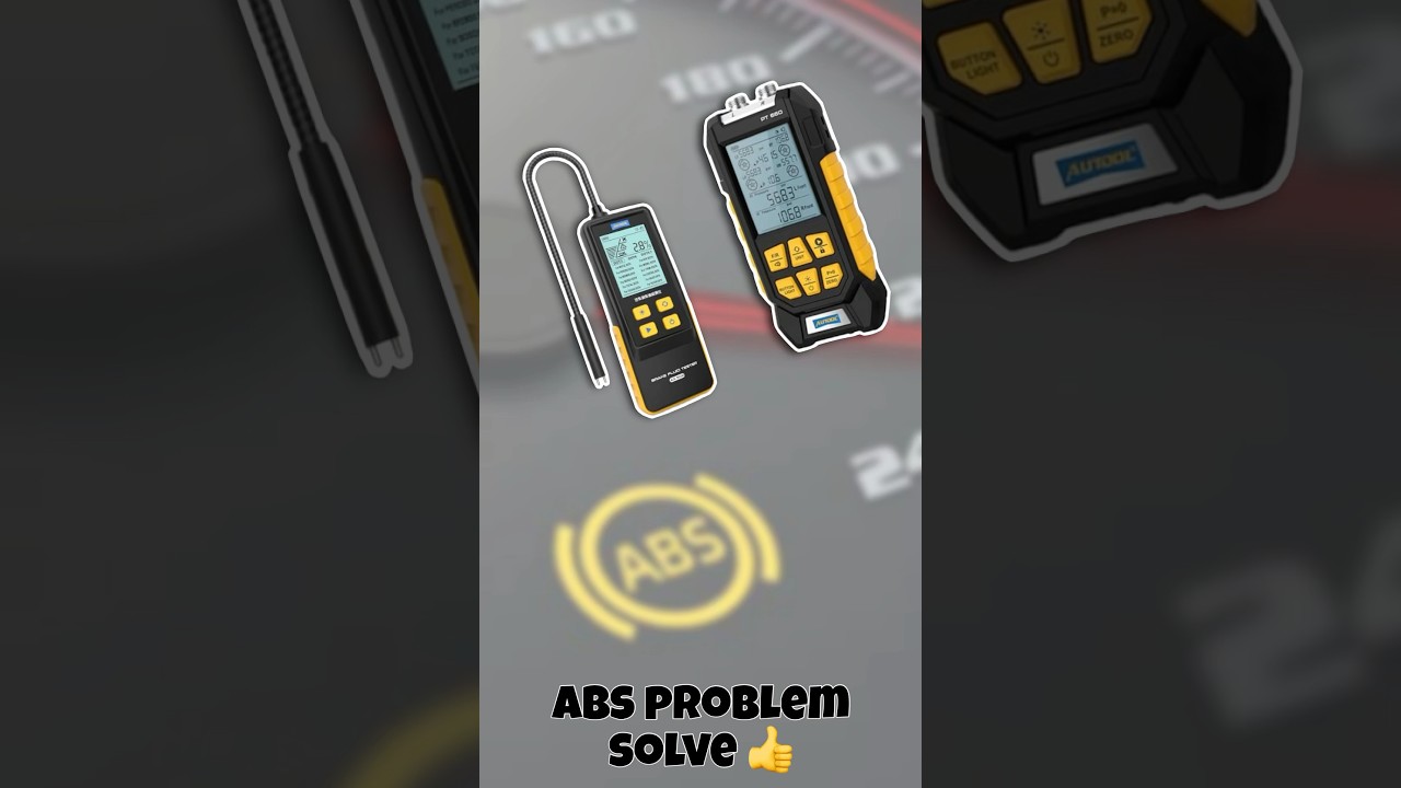 ABS light on? 🚨 Check your car’s brake system with AUTOOL tools PT660, AS502 & AST605 in action 🛠️
