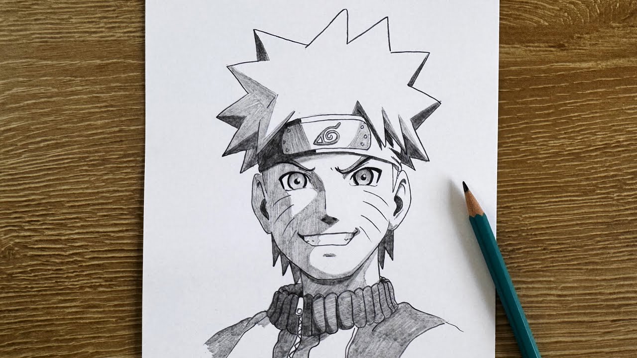 Como Dibujar a Naruto (Fácil) Para Principiantes - Paso a Paso
