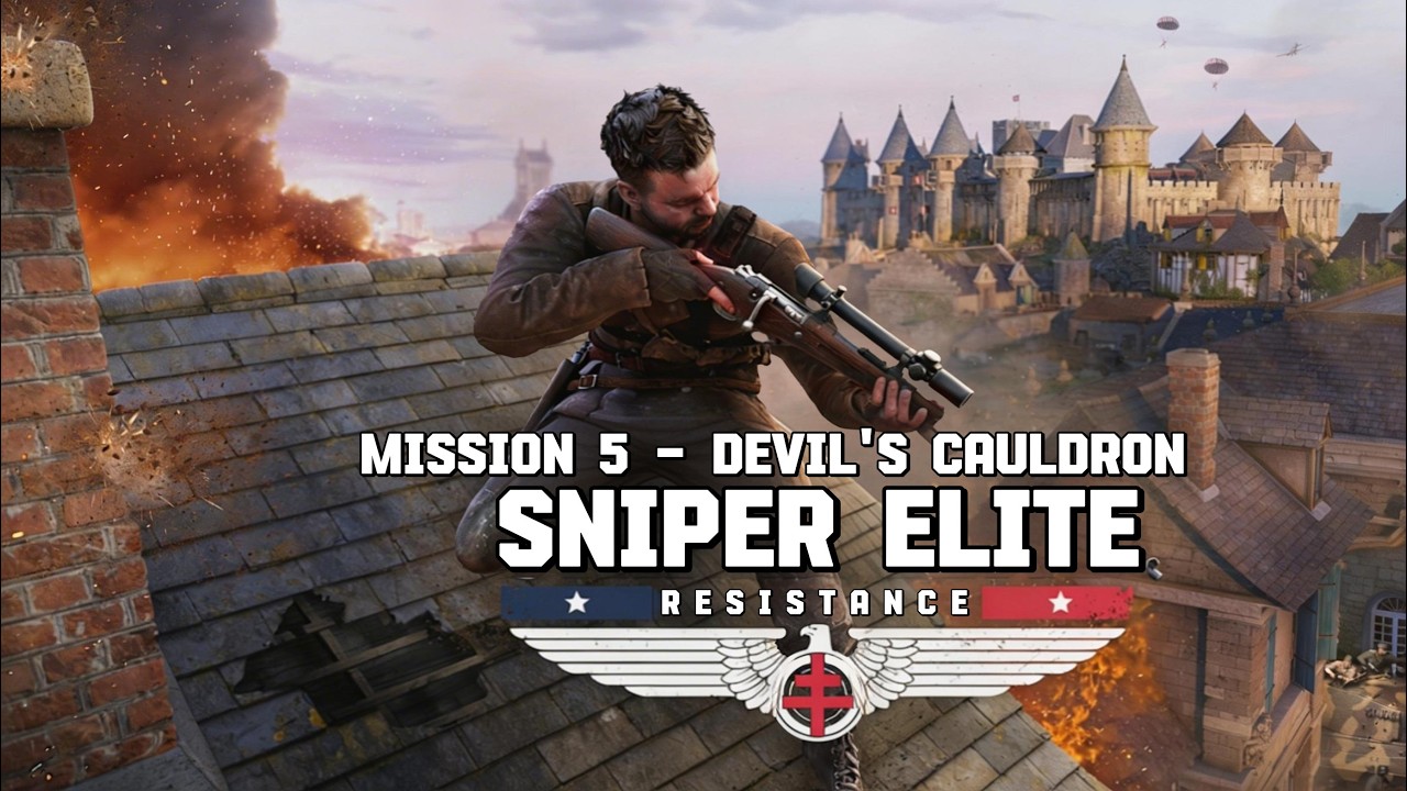 Sniper Elite Resistance, Миссия 5 Дявольский котел. Нарезка со стрима Ї XBOX