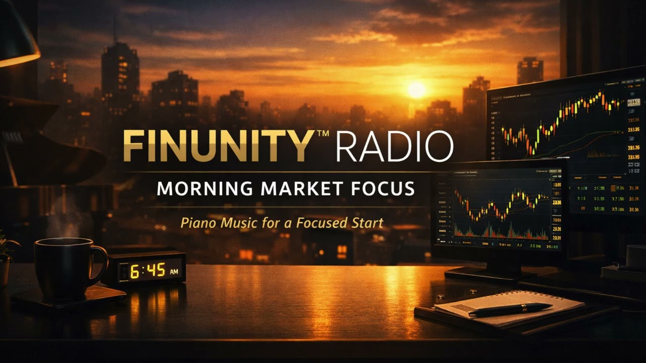 ☀️MORNING MARKET FOCUS | FINUNITY™ RADIO #FLOWSTATEPIANO #FINUNITYRADIO #FOCUSPIANO