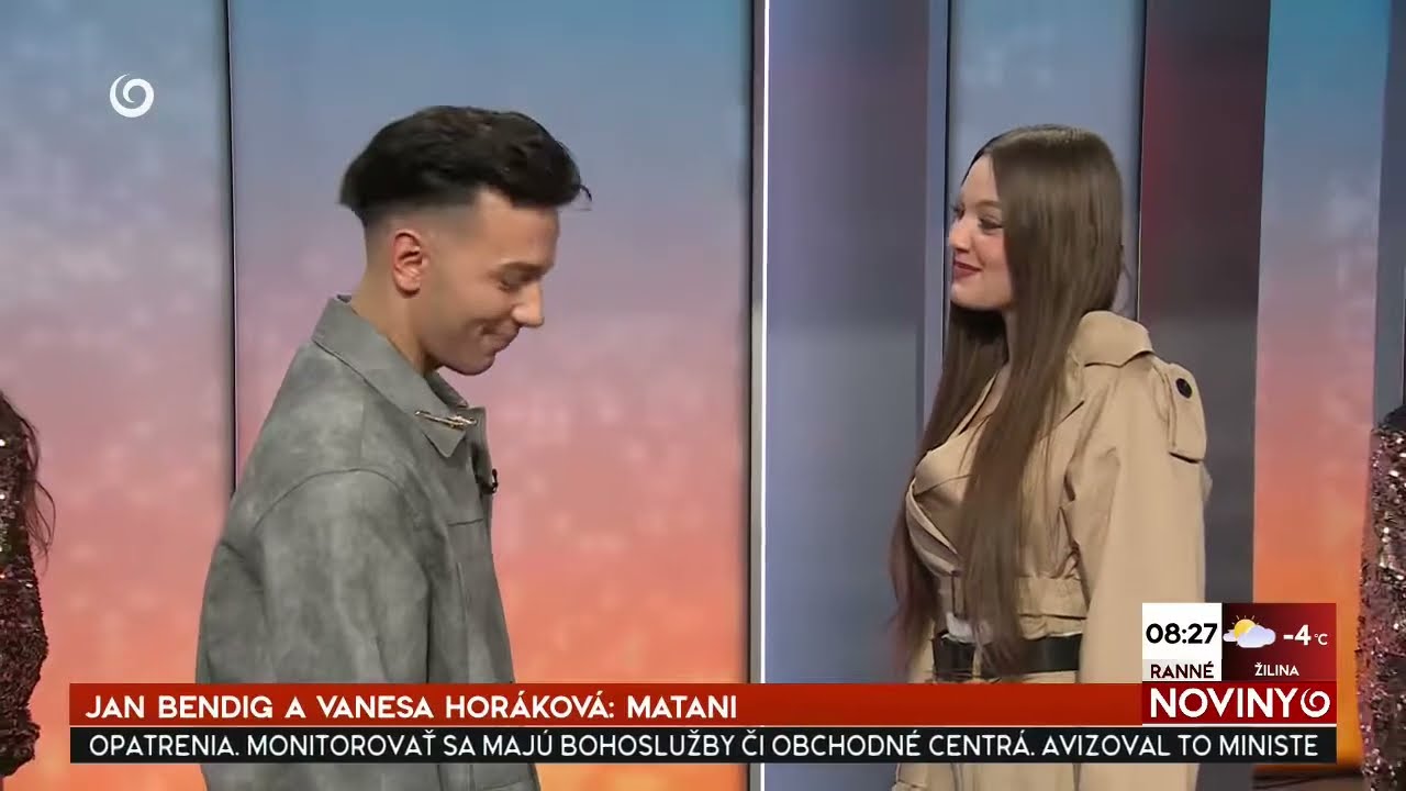Ranné Noviny - Ján Bending a Vanesa Horakova Matani 💥 pecka tlak 😘