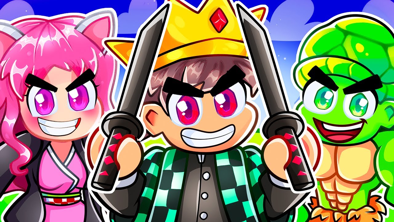 Создаём аниме-СЕМЬЮ DEMON SLAYER в Roblox!