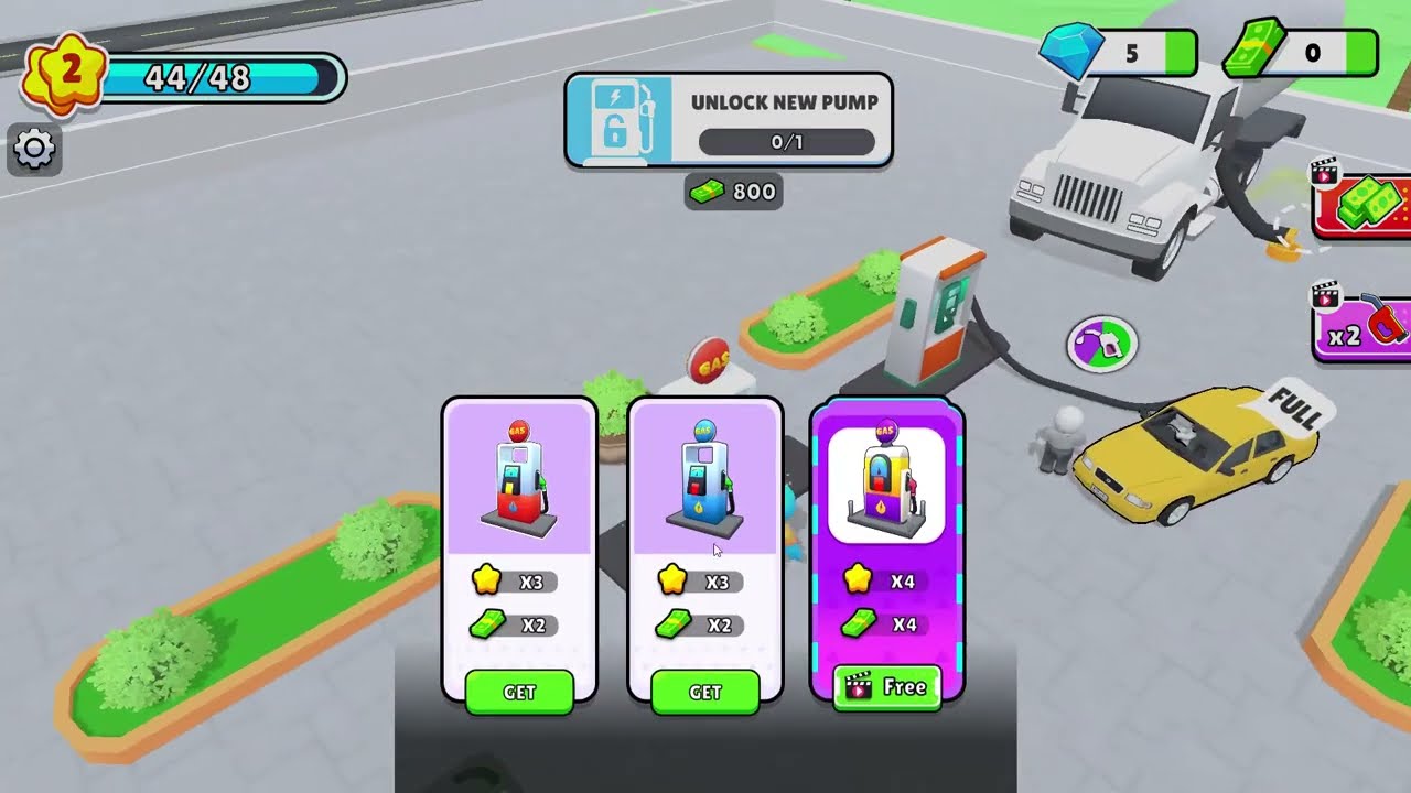 Gas Station: Idle Game - Gameplay Walkthrough Part 1 - Idle Fuel Empire Builds (iOS, Android)