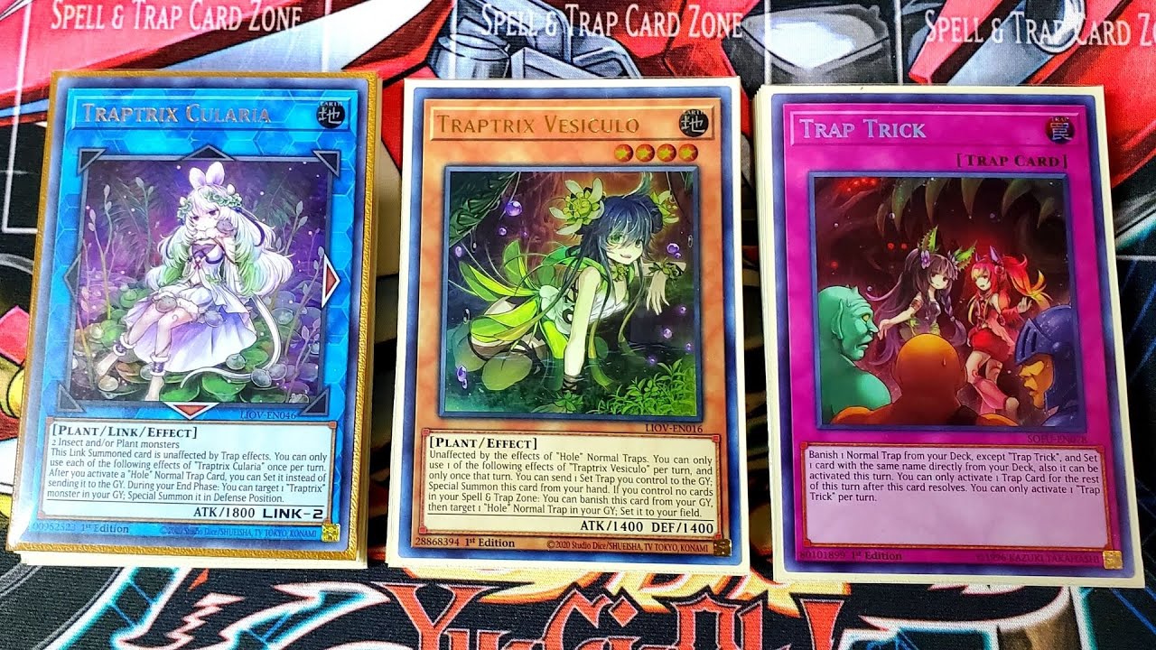 Traptrix Deck Profile Yugioh 2021 New Support Trap Hole Post Lightning Overdrive