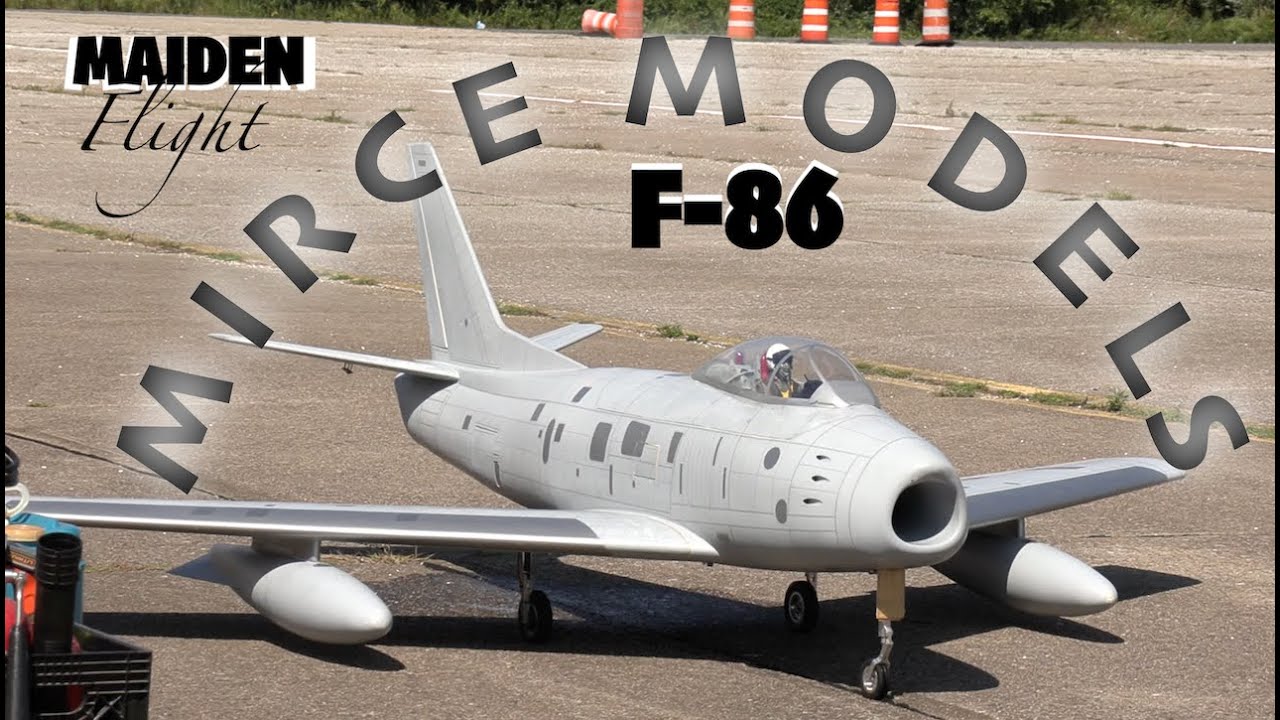 MIRCE Models F 86 maiden flight