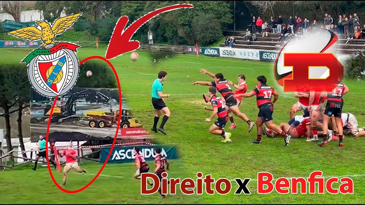 Direito x Benfica Rugby - Emoção até ao Fim