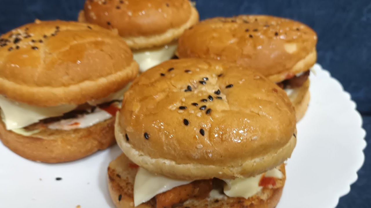 Zinger Burger | #yummyrecipe#zingerburger#cooking 