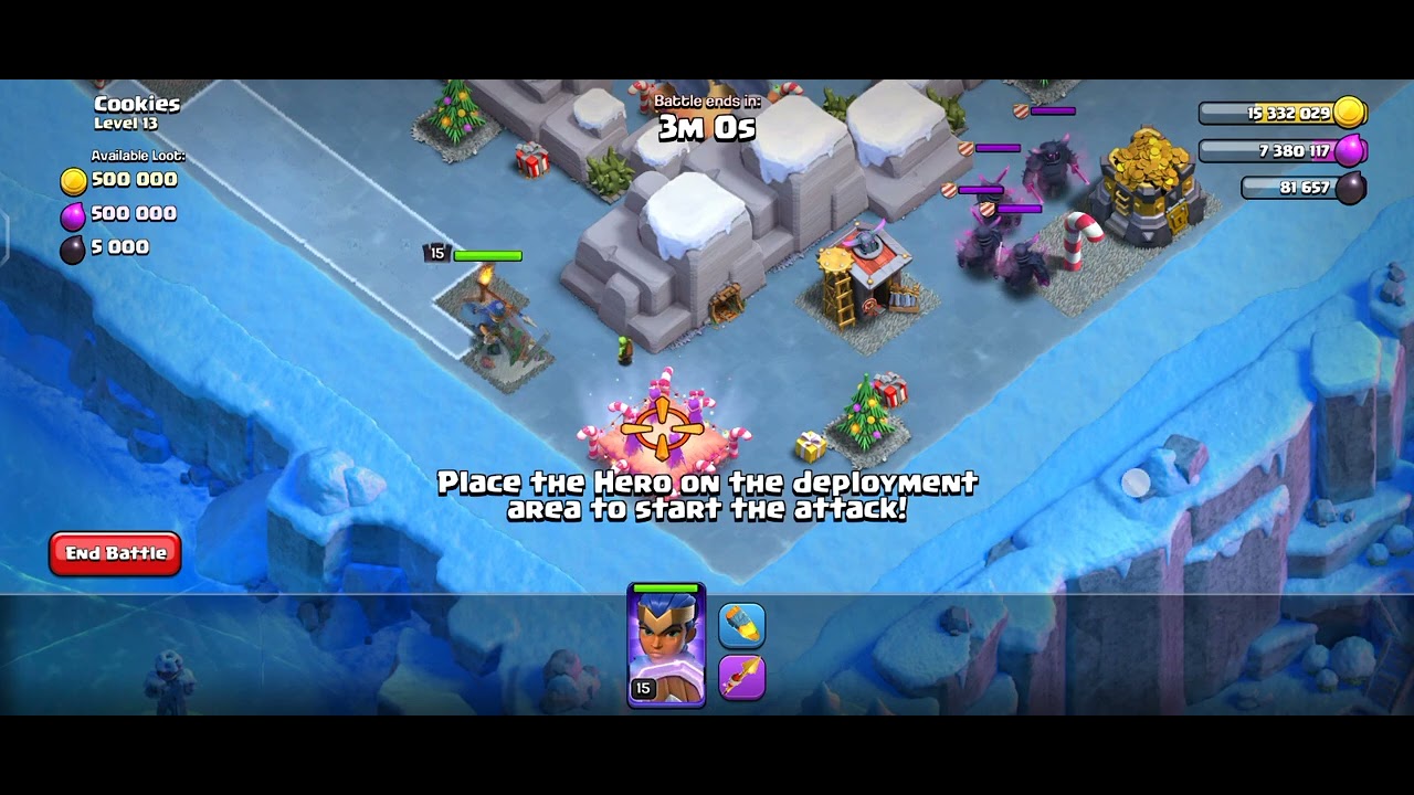 Controllable Heros: Cookies Chaos! Level 12 - 13 | Clash Of Clans