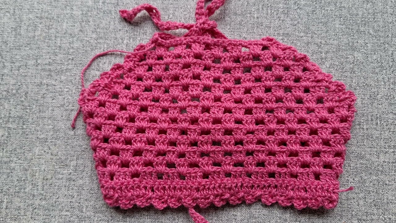 CROPPED CROCHÊ INFANTIL SUPER FÁCIL-PASSO A PASSO.