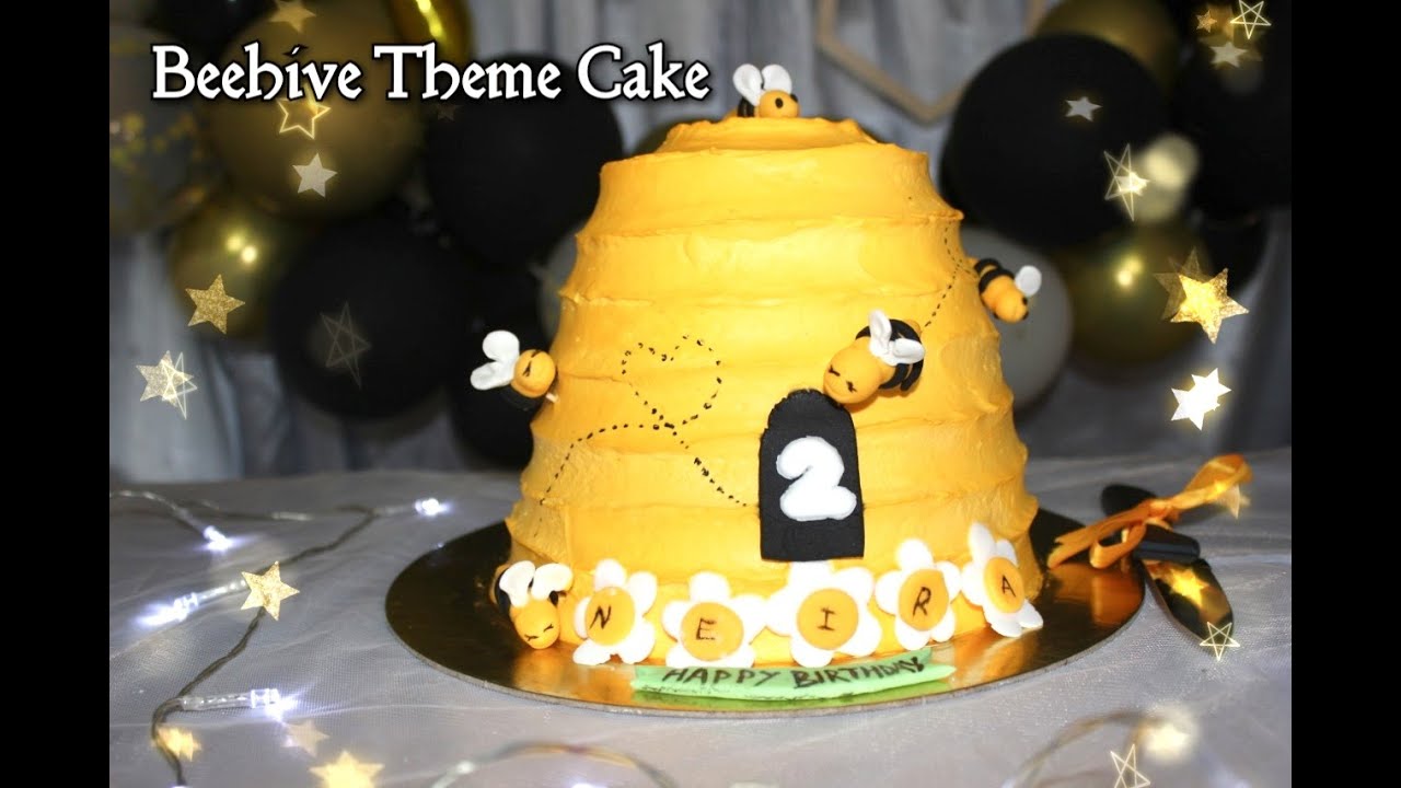 Beehive cake | honeybee cake | Bee hive cake tutorial