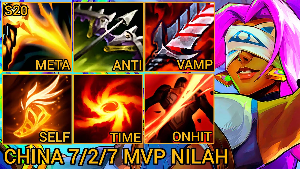 NILAH Is Still Broken This Season 20 - China Wild Rift New Build & Runes By Tiarty
