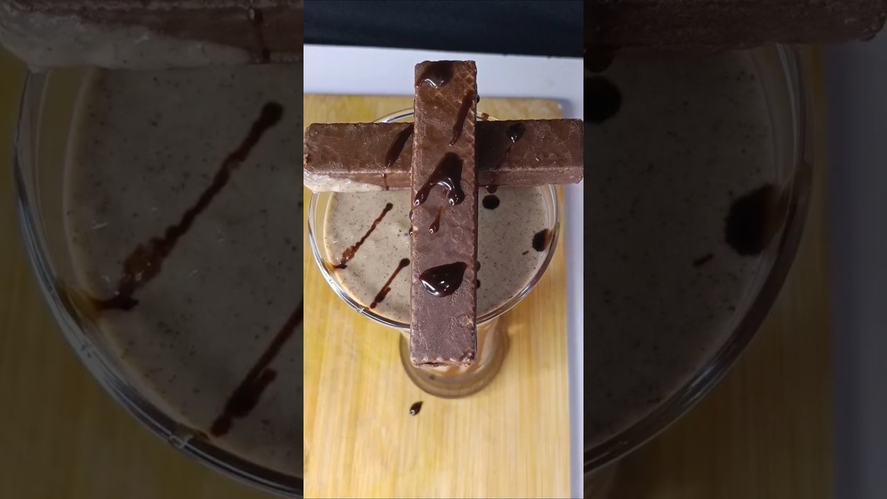SNAKKER MILKSHAKE🤤🍫 #shorts #asmr