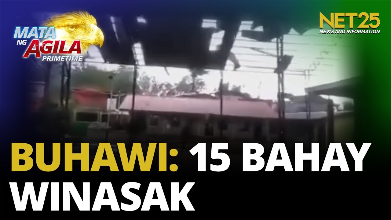 15 bahay, nawasak sa buhawi sa Lanao del Sur