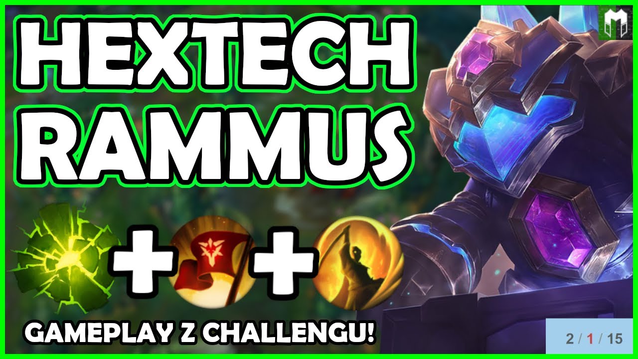 HEXTECH RAMMUS W JUNGLI DOMINUJE SOLOQ ! SPRAWDŹ JAK! - #1 EX RAMMUS WORLD -  League of Legends