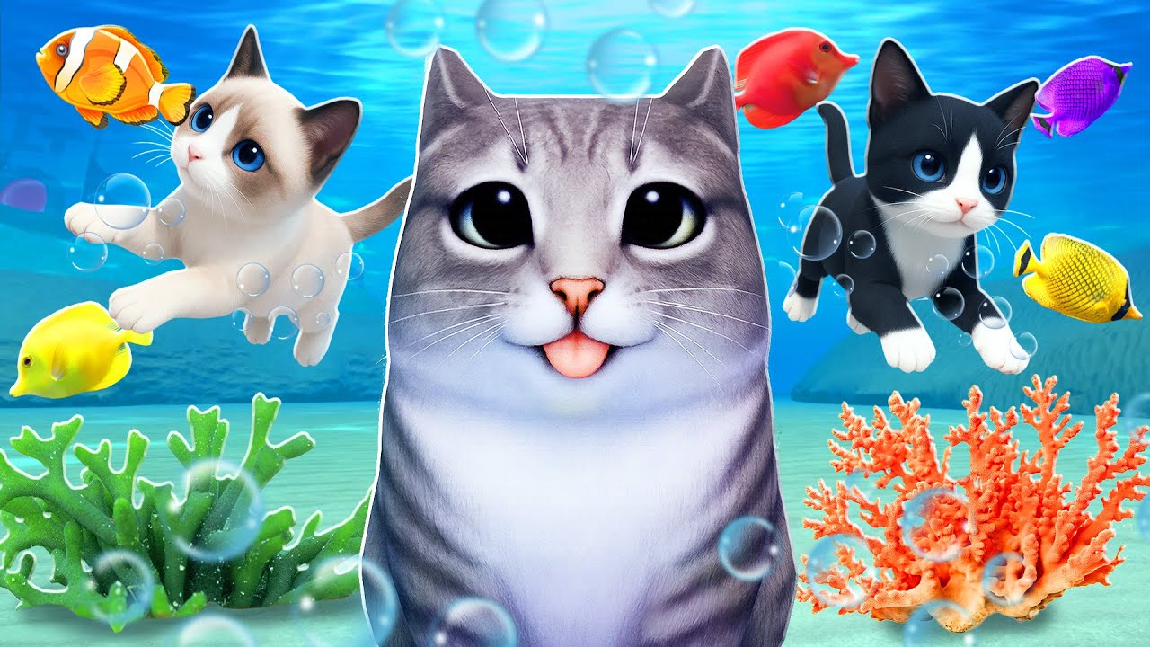 КИСИКИ ЛОВЯТ РЫБОК! Roblox Kitten Game