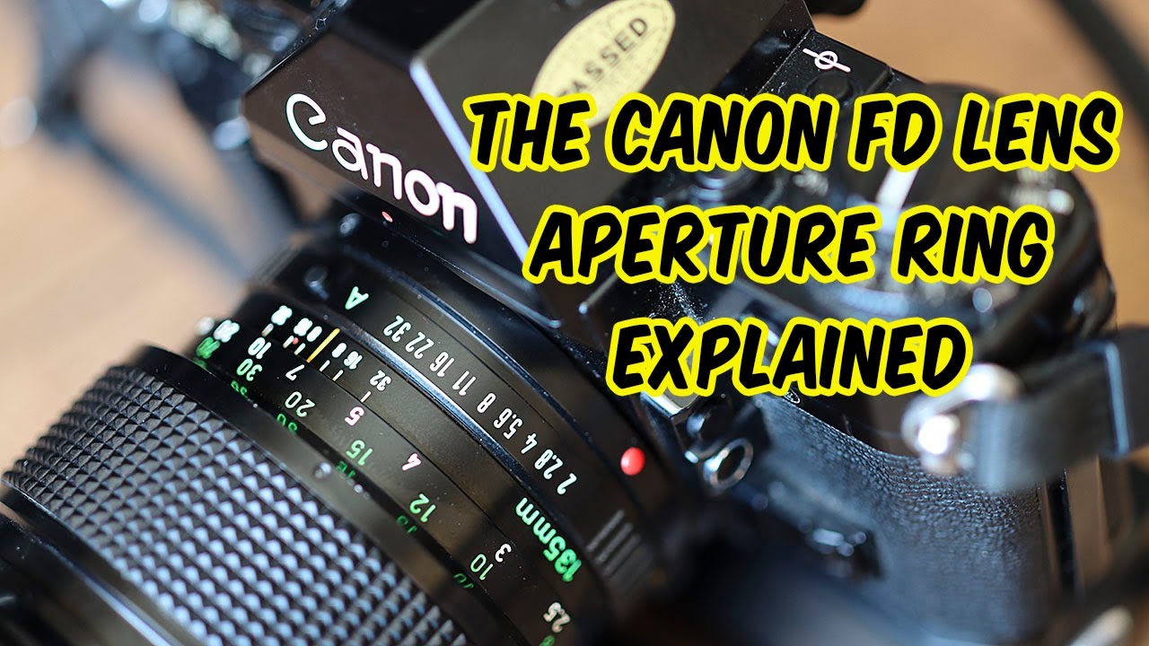Canon A1 Film Camera Exposure Basics And Lens Settings