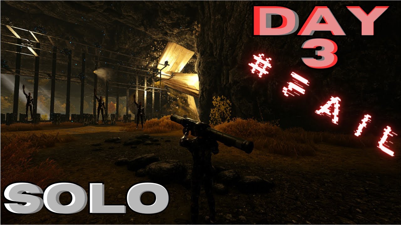 ARK PVP SOLO: Day 3:1vs3? Le RAID qui devient de plus en plus CHEATER au fils du temps