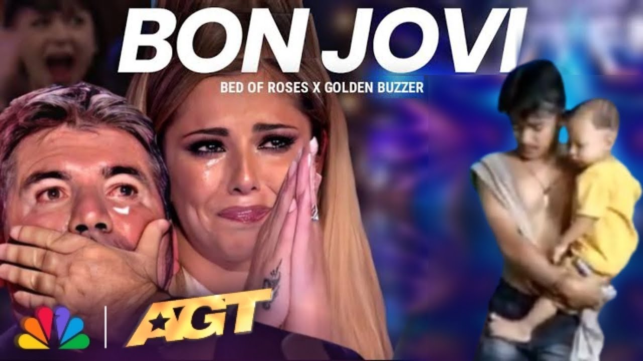A Contestant Carrying Her Baby Stunned the Judges when He Sang Bon Jovi's Song | AGT 2025