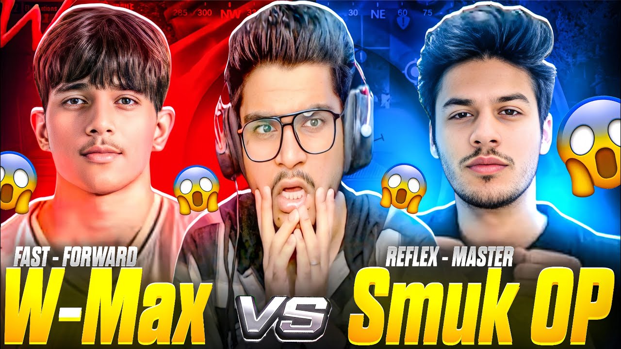 😱Fast Forward Wmax Gaming VS Smuk op BGMI😥Who Is The Best?