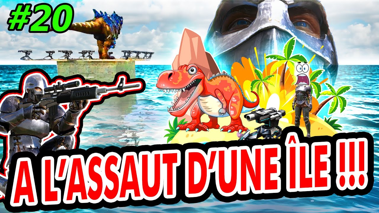 ON ATTAQUE UNE ILE SUR FJORDUR !!! ARK PVP FR S.2 Ep.20