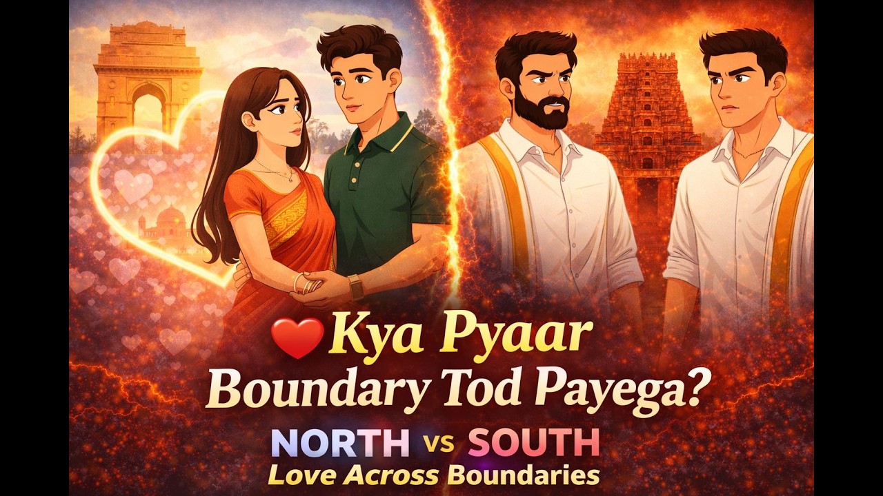 Office Mein Shuru Hua Pyaar ❤️ | North vs South Love Story ⚡ | Hindi Emotional Story