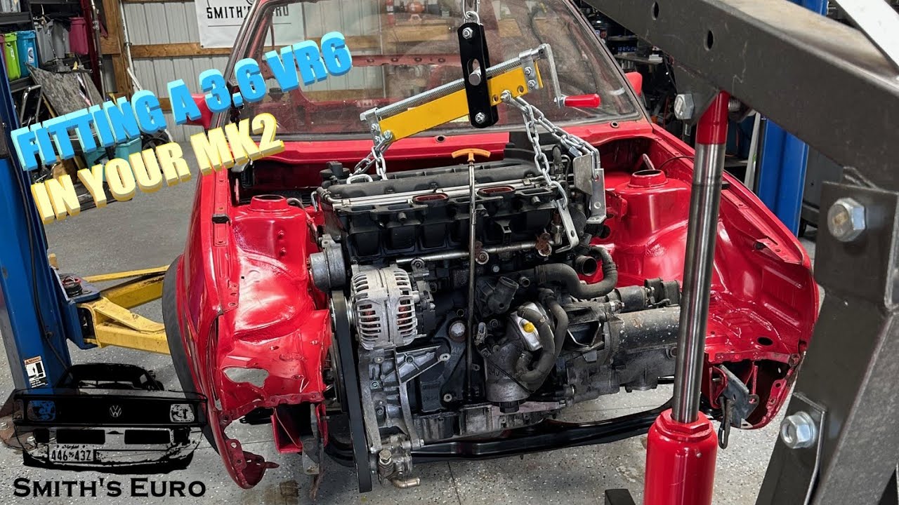 Установка моторного отсека 3.6 VR6 Swap своими руками для моего гоночного автомобиля
