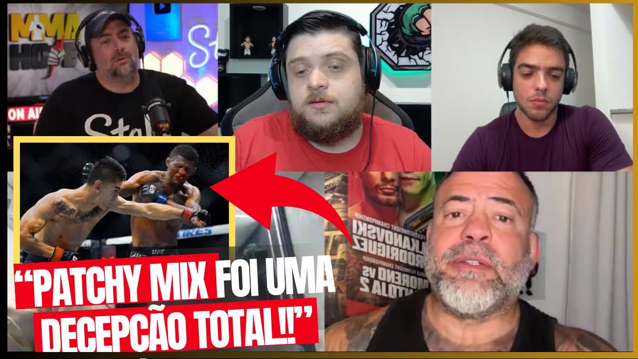 PARRUMPA: “TOTALMENTE FORA DE RITMO, LENTO!!” - PATCHY MIX VÁ MÁRIO BAUTISTA - UFC 316