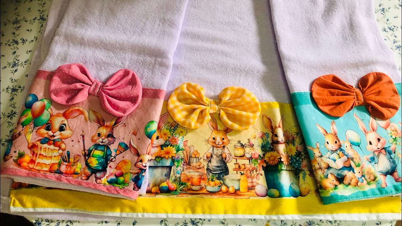 Простое изготовление кухонных полотенец | Простая и красивая поделка!